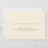 レトロは私の結婚式のデイカードのメイド・オブ・オーナー（花嫁付き添い人）に 招待状 (裏面)