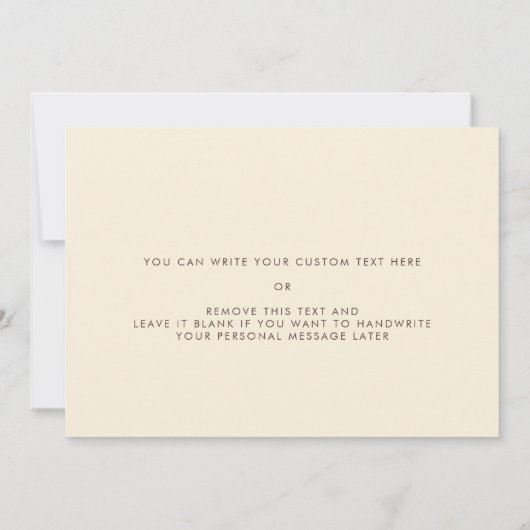 レトロは私の結婚式のデイカードのメイド・オブ・オーナー（花嫁付き添い人）に 招待状 (裏面)