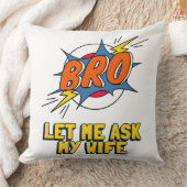 レトロは私頼の妻を許す クッション (ブランケット)