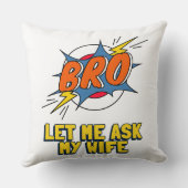 レトロは私頼の妻を許す クッション (裏面)