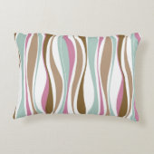 レトロは縞で飾ります アクセントクッション (裏面)