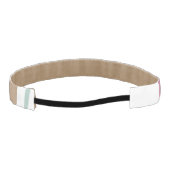 レトロは縞で飾ります アスレチックヘッドバンド (裏面)