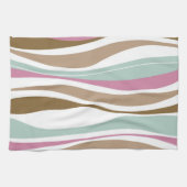 レトロは縞で飾ります キッチンタオル (横)