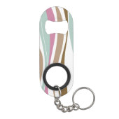 レトロは縞で飾ります キーホルダー栓抜き (裏面)