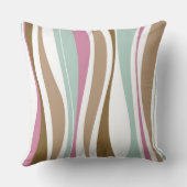 レトロは縞で飾ります クッション (裏面)