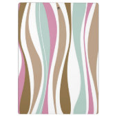 レトロは縞で飾ります クリップボード (裏面)