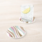 レトロは縞で飾ります コースター (側面)