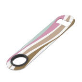 レトロは縞で飾ります スピード栓抜き (正面アングル)