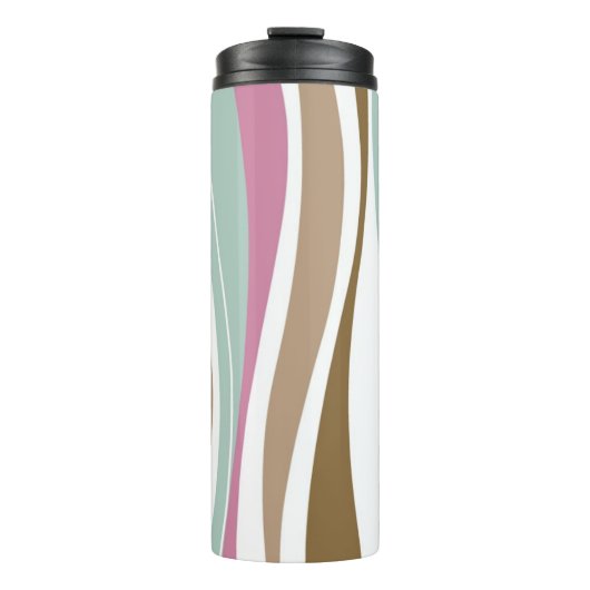 レトロは縞で飾ります タンブラー (正面)