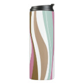 レトロは縞で飾ります タンブラー (回転左)