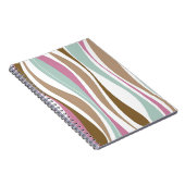 レトロは縞で飾ります ノートブック (右側)