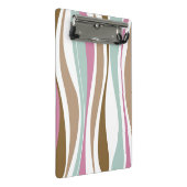 レトロは縞で飾ります ミニクリップボード (アングル)