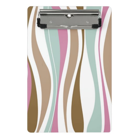 レトロは縞で飾ります ミニクリップボード (正面)