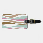 レトロは縞で飾ります ラゲッジタグ (正面横)