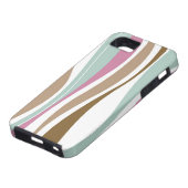 レトロは縞で飾ります Case-Mate iPhoneケース (下部)