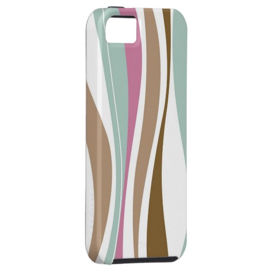 レトロは縞で飾ります Case-Mate iPhoneケース (裏面/右)