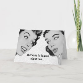 レトロは誕生日を告げます カード