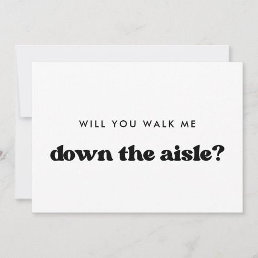 レトロは通路の提案を下ろしてくれないか 招待状 (正面)