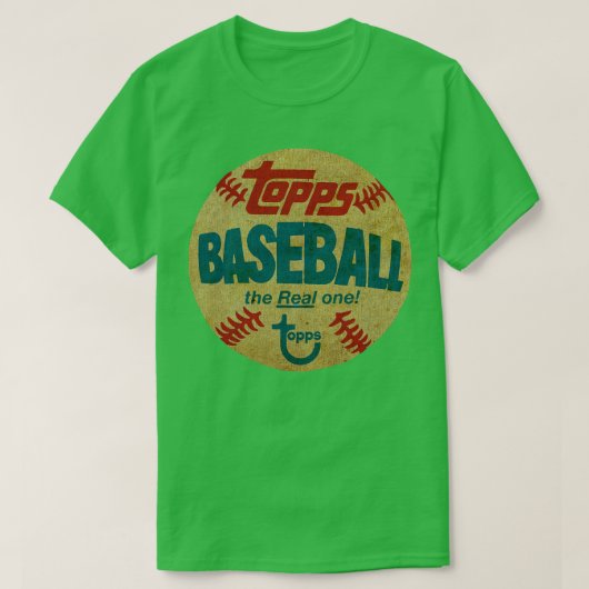 レトロは野球をトッ実在プして1はクルーネックS Tシャツ (デザイン正面)