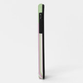 レトロは、花及びモノグラムのiPhone 5の場合縞で飾ります Case-Mate iPhoneケース (裏面/左)