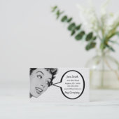 レトロはV4を告げます 名刺 (スタンド正面)