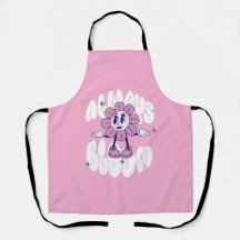 レトロひまわりキャラクター引用ピンク