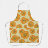 レトロひまわり エプロン (正面)
