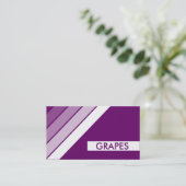 レトロぶどう 名刺 (スタンド正面)