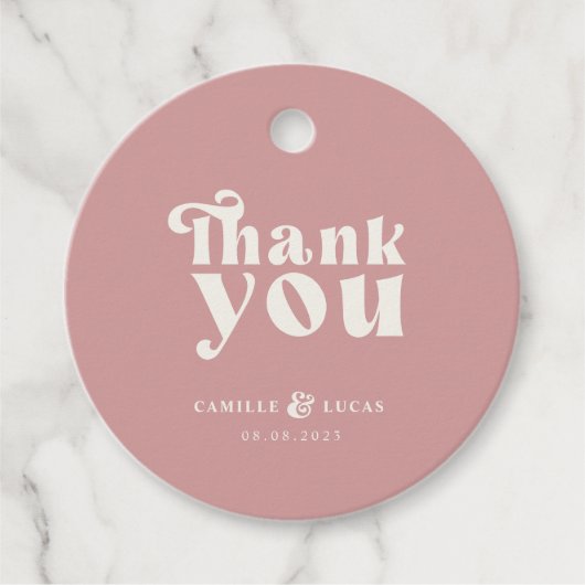 レトロほこりっぽいバラ フェイバータグ (正面)