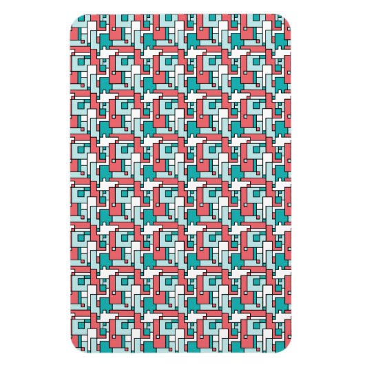 レトロれんが模様 マグネット (縦)