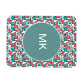 レトロれんが模様 マグネット (横)