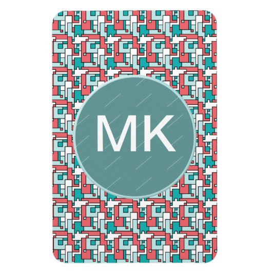 レトロれんが模様 マグネット (縦)