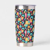 レトロをテーマにしたウォーターボトル絶縁タンブラー 保温保冷タンブラー (左面)