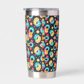 レトロをテーマにしたウォーターボトル絶縁タンブラー 保温保冷タンブラー (右面)