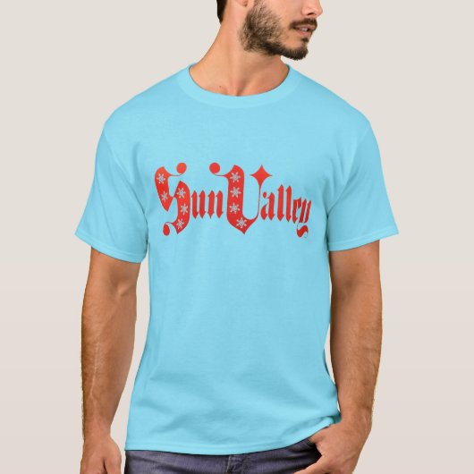 レトロをテーマにしたサンバレー Tシャツ (正面)