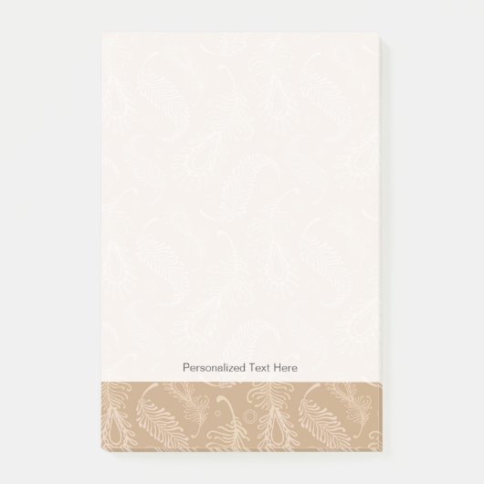 レトロを食淡い色のべる ポストイット (正面)