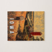 レトロアイオワ愛国心 – アメリカーナハートランド ジグソーパズル (横)