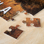 レトロアイオワ愛国心 – アメリカーナハートランド ジグソーパズル (側面)