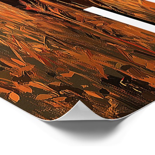 レトロアイオワ愛国心 – アメリカーナハートランド ポスター (角)