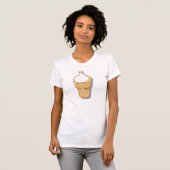 レトロアイスクリームコーン Tシャツ (正面フル)