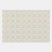 レトロアイスクリームノベルティ ラッピングペーパーシート (正面)