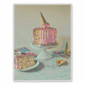 レトロアイスクリームポピクル シール (正面)