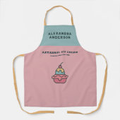 レトロアイスクリーム エプロン (正面)