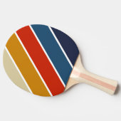 レトロアイスレインはっきりしたボー 卓球ラケット (横)