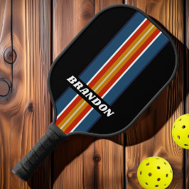 レトロアイスレインボーストライプラリーの名前 ピックルボールラケット