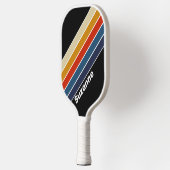 レトロアイスレインボー（名前あり） ピックルボールラケット (左)