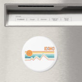 レトロアイダホボイズナンパ土産ヴィンテージアウトドア マグネット (インサイチュ (食洗機))