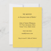 レトロアイダホ地図の移動告知 (裏面)