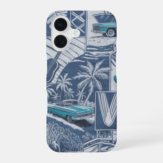 レトロアイランドクルーザー iPhone 16ケース (裏面)