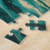 レトロアイルロイヤル国立公園ポスター ジグソーパズル (側面)